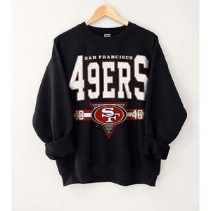 Retro San Francisco Football Sweatshirtsf 49Ers Football  1